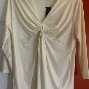 JonesNewYork sparkly blouse, L, New with Tags